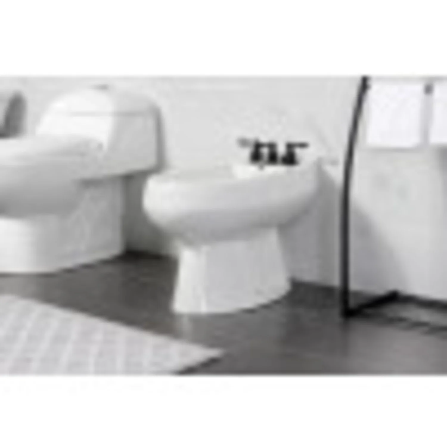 Kingston Brass KB320KL Knight Three-Handle Bidet Faucet, Matte Black
