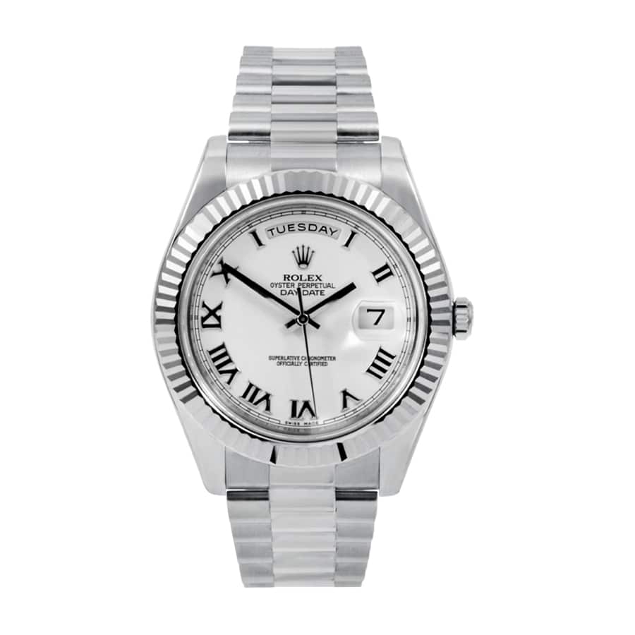 Rolex Day-Date Roman White Dial Replica - Elite Watch Atelier