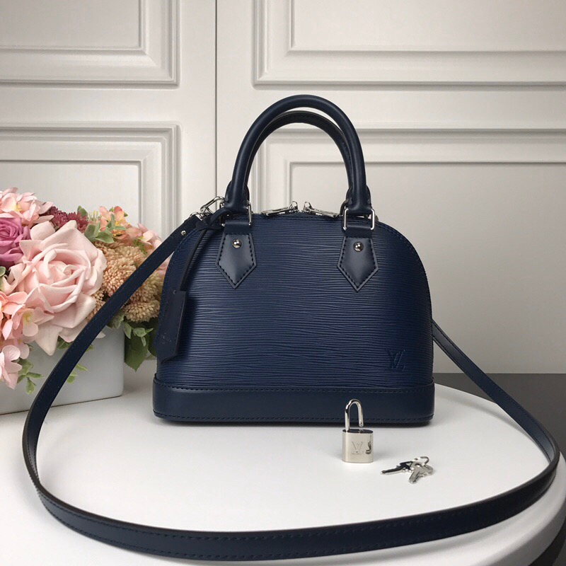 Louis Vuitton Alma BB 2way bag Epi Leather Indigo1:1High-quality replica