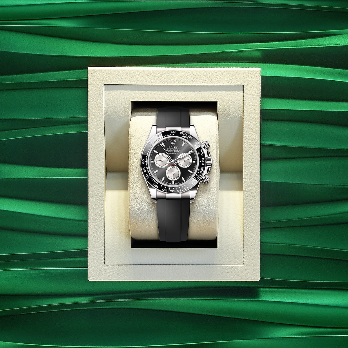Rolex Cosmograph Daytona 40mm, 18k White Gold, Ref# 126519ln-0002(1:1 replica) - Top club