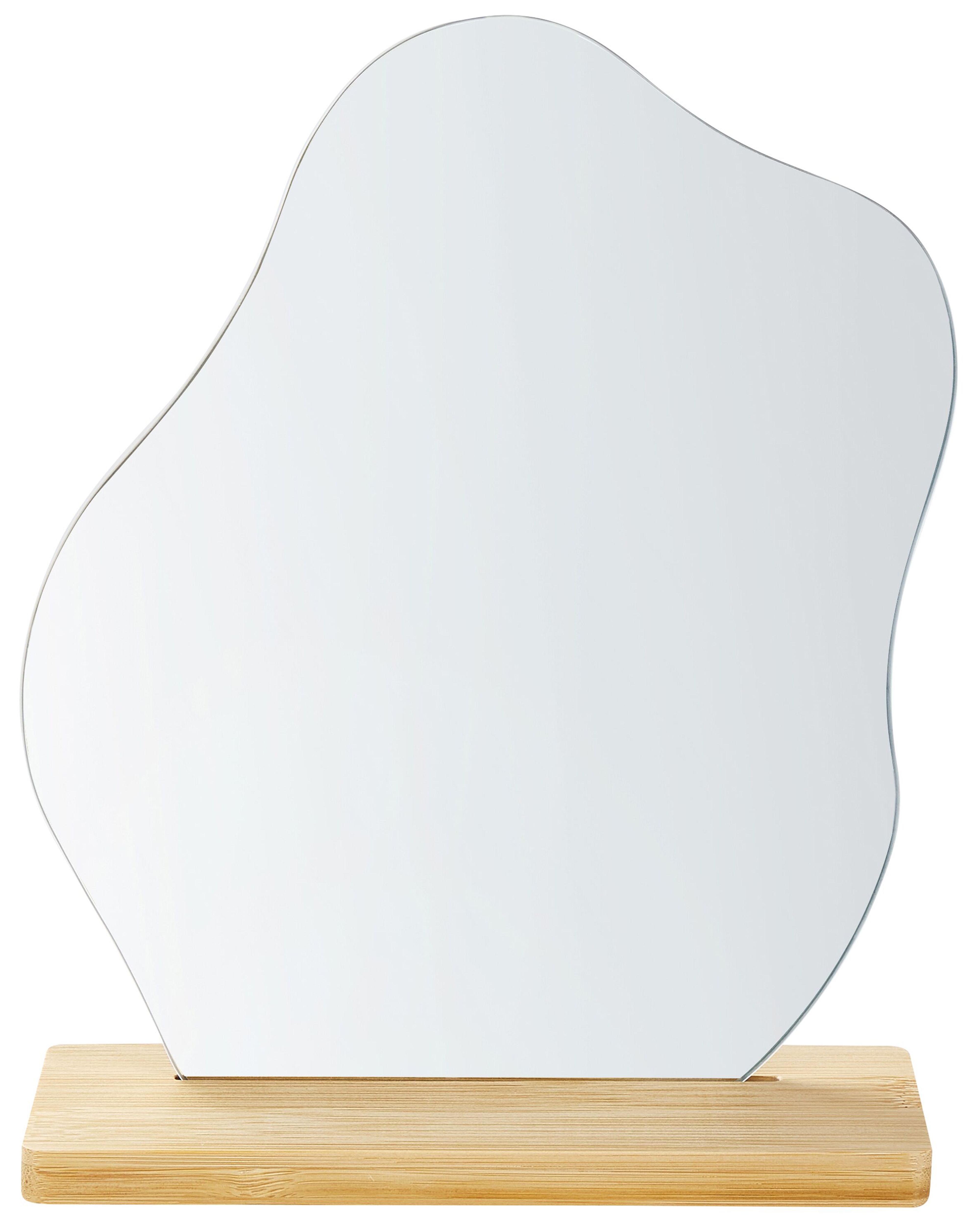 Standing Mirror LOZERE 19 cm 22 cm Bamboo Light Brown