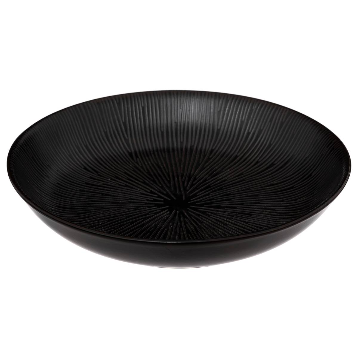 Deep plate "Atelier" D.19 cm, Black