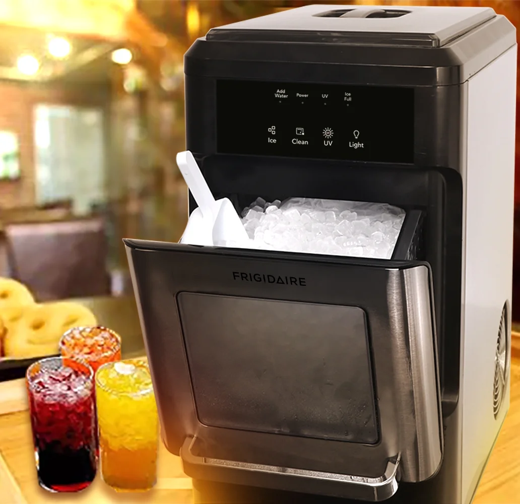 Frigidaire 44 lbs. Crunchy Chewable Nugget Ice Maker EFIC235, Stainless Steel - Image 18