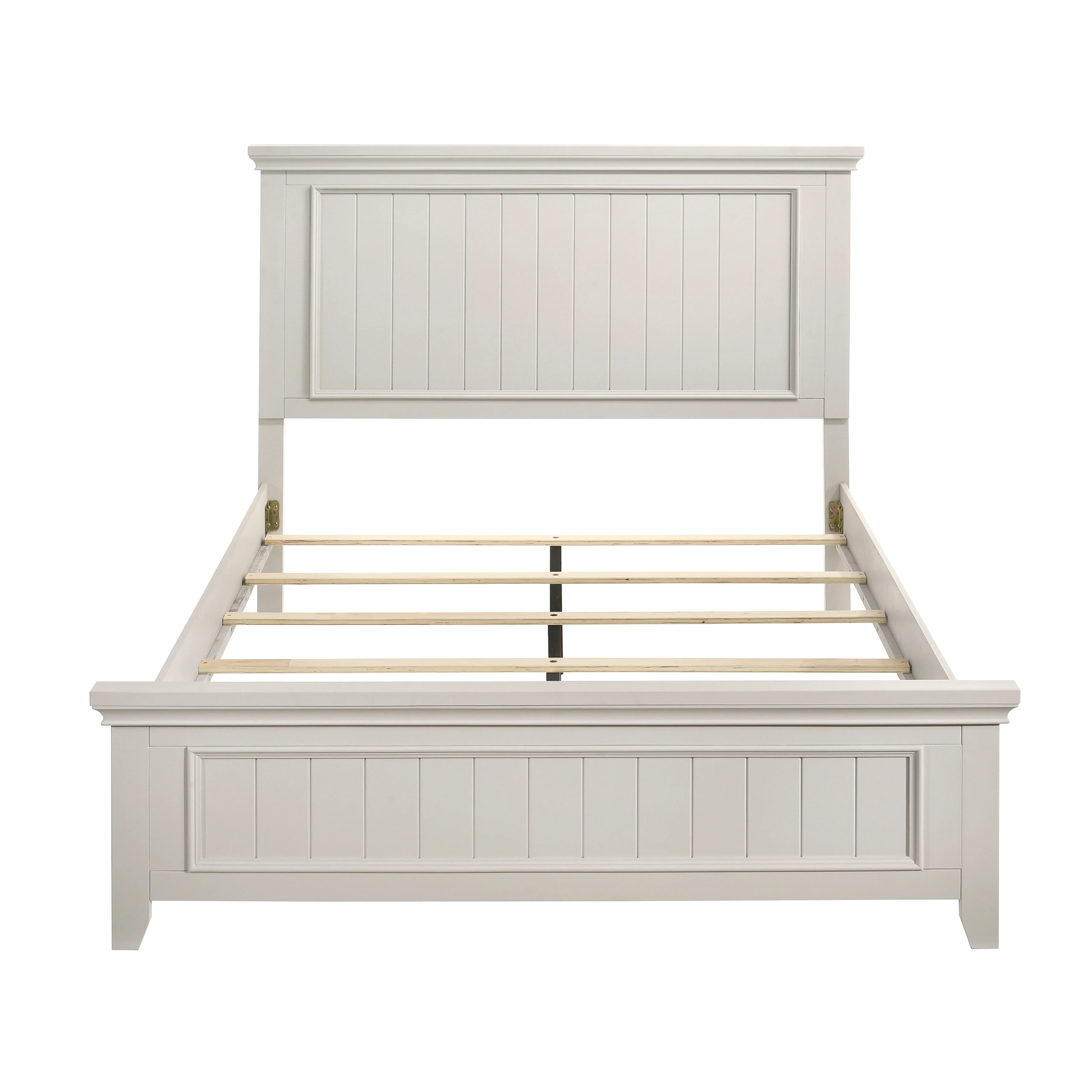 DreamBuck Queen Size Bed Frame, Platform Bed Frame with Headboard, Queen Size Bed Frame with Strong Wooden Slats, Queen Frame for Teens, Adults, Modern Bed Frame for Bedroom, No Box Spring Needed - Image 5