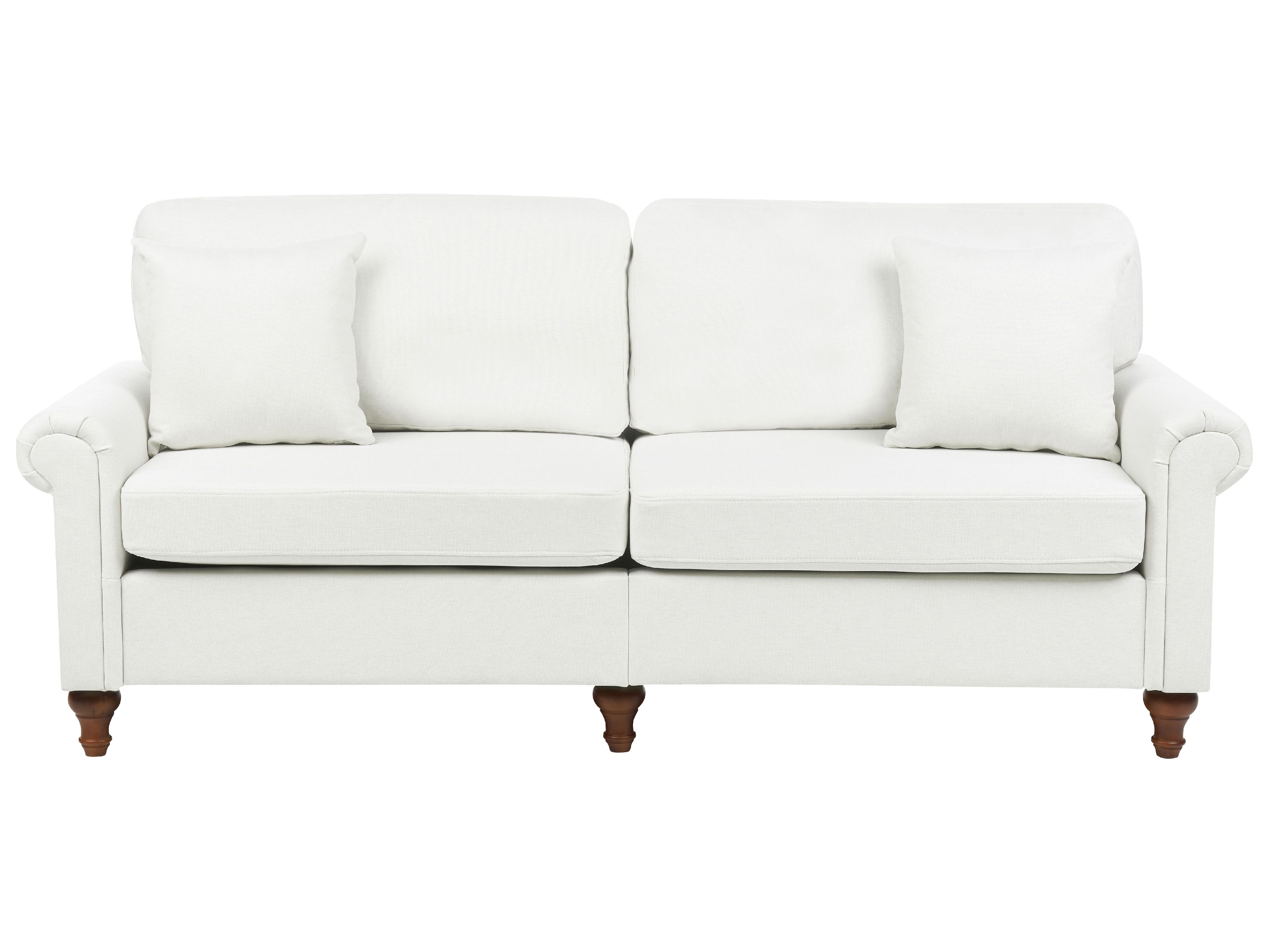 Sofa 3 Seater GINNERUP Fabric Off-White