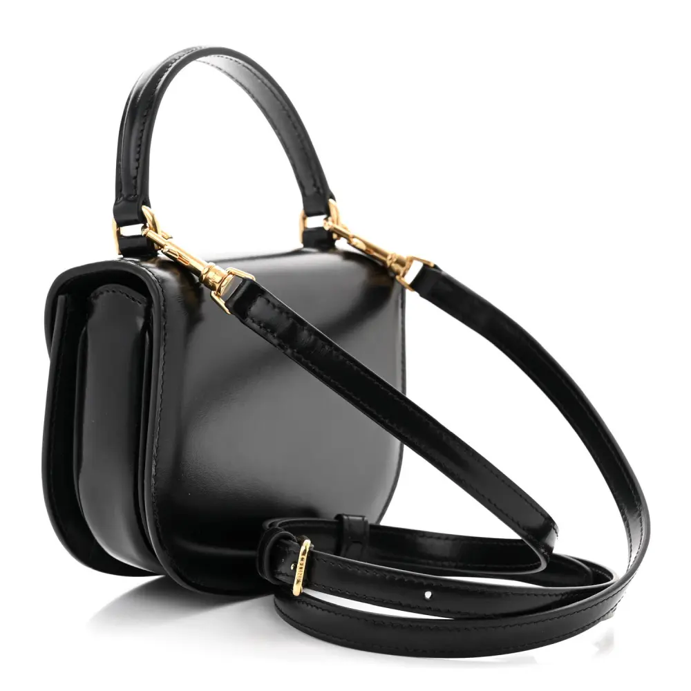 Celine Triomphe Mini Besace Replica in Shiny Calfskin Leather1:1High-quality replica