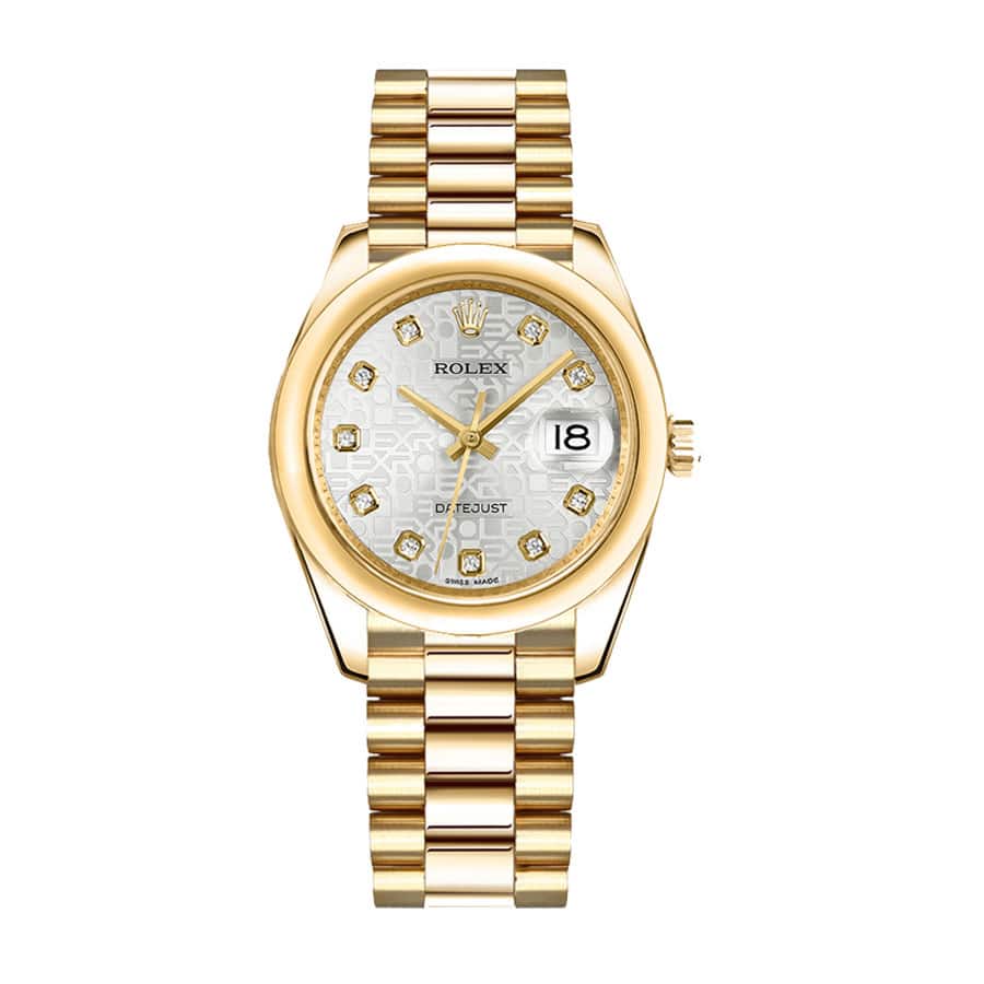 Rolex Datejust Grey Diamond Replica - Elite Watch Atelier