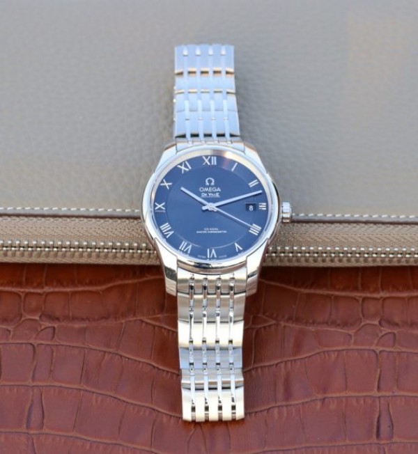 Replica Omega V6 De Ville 41mm SS Blue Dial SS Bracelet A8900 - Top club