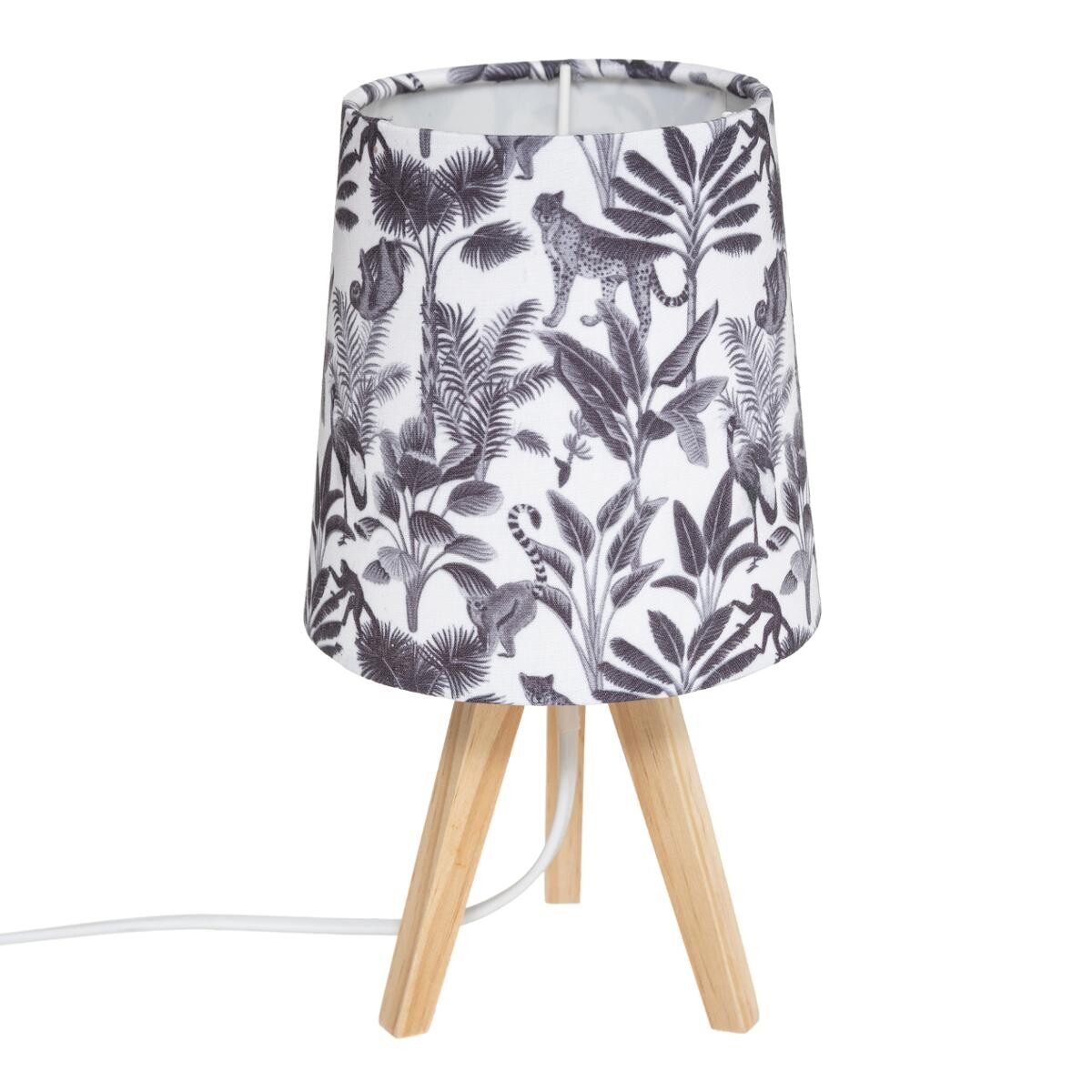 Kids tripod lamp "Jungle" H.24 cm