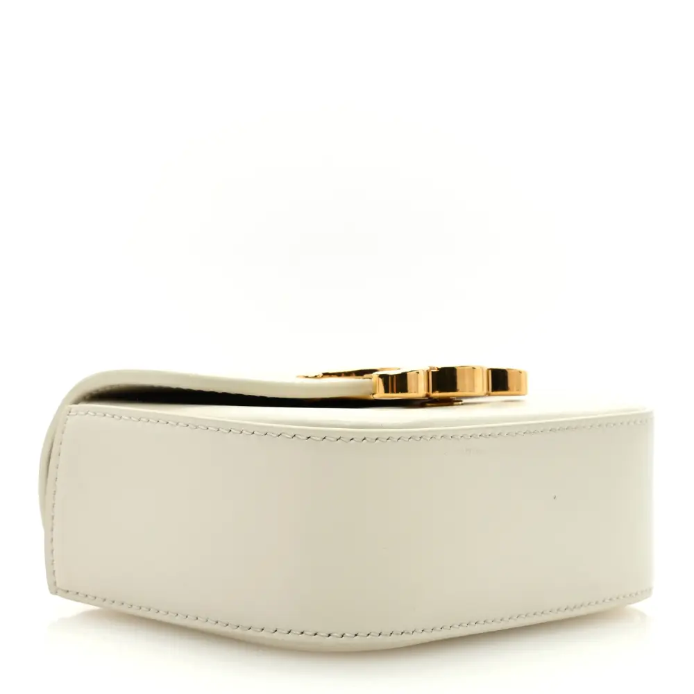 Superfake Handbags: Celine Mini Triomphe in White Calfskin Review1:1High-quality replica