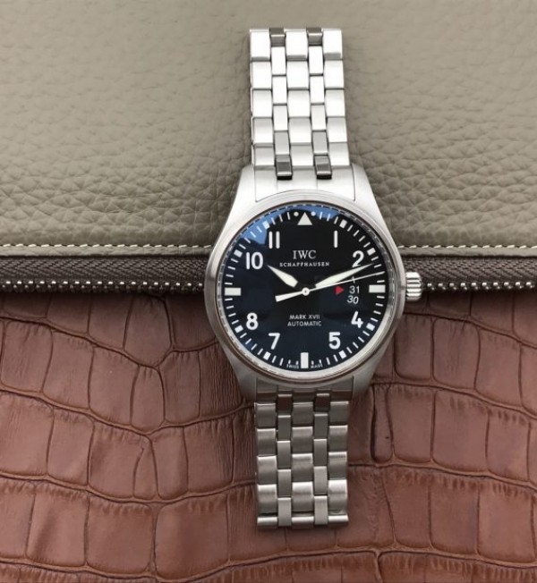 Replica IWC XF Mark XVII Black Dial SS Bracelet A2892 - Top club