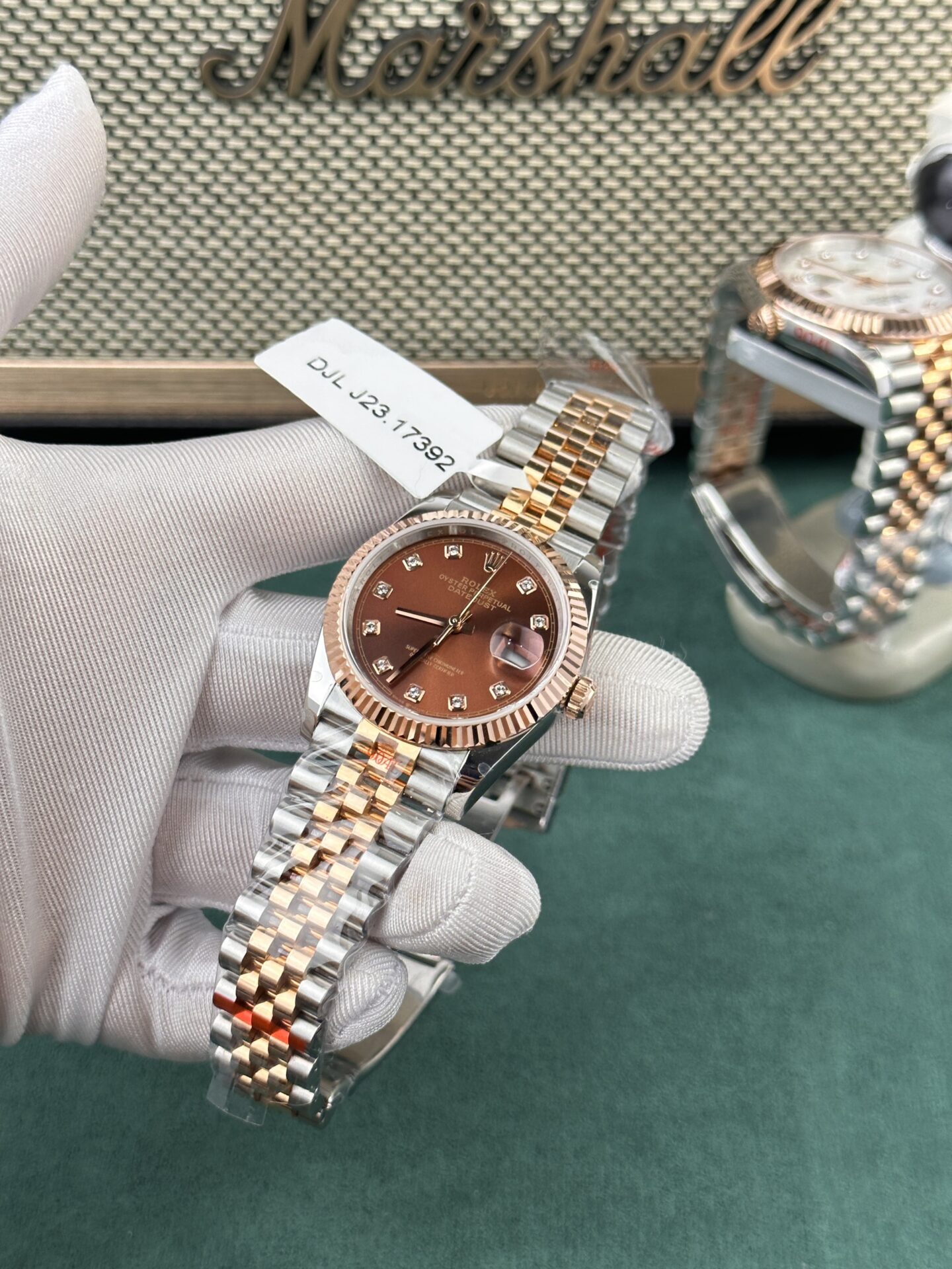 Rolex Replica 11 Watch DateJust Rose Gold Chocolate Dial GM Factory 36mm - Top club