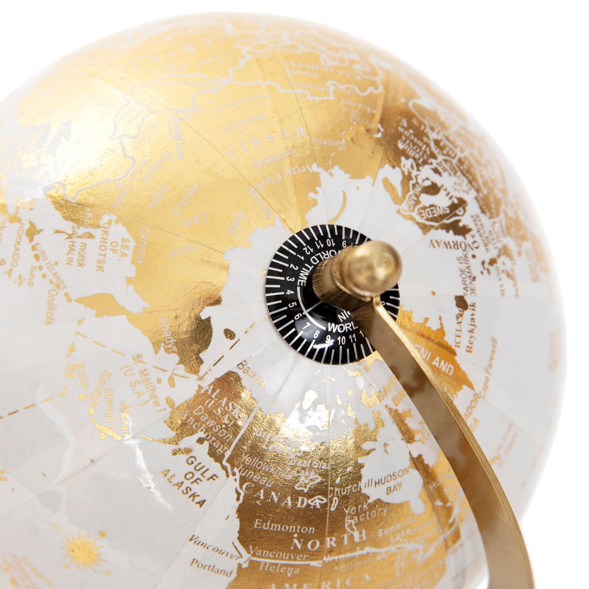 Globus dekoracyjny GLOBE złoty 18x15x25 cm