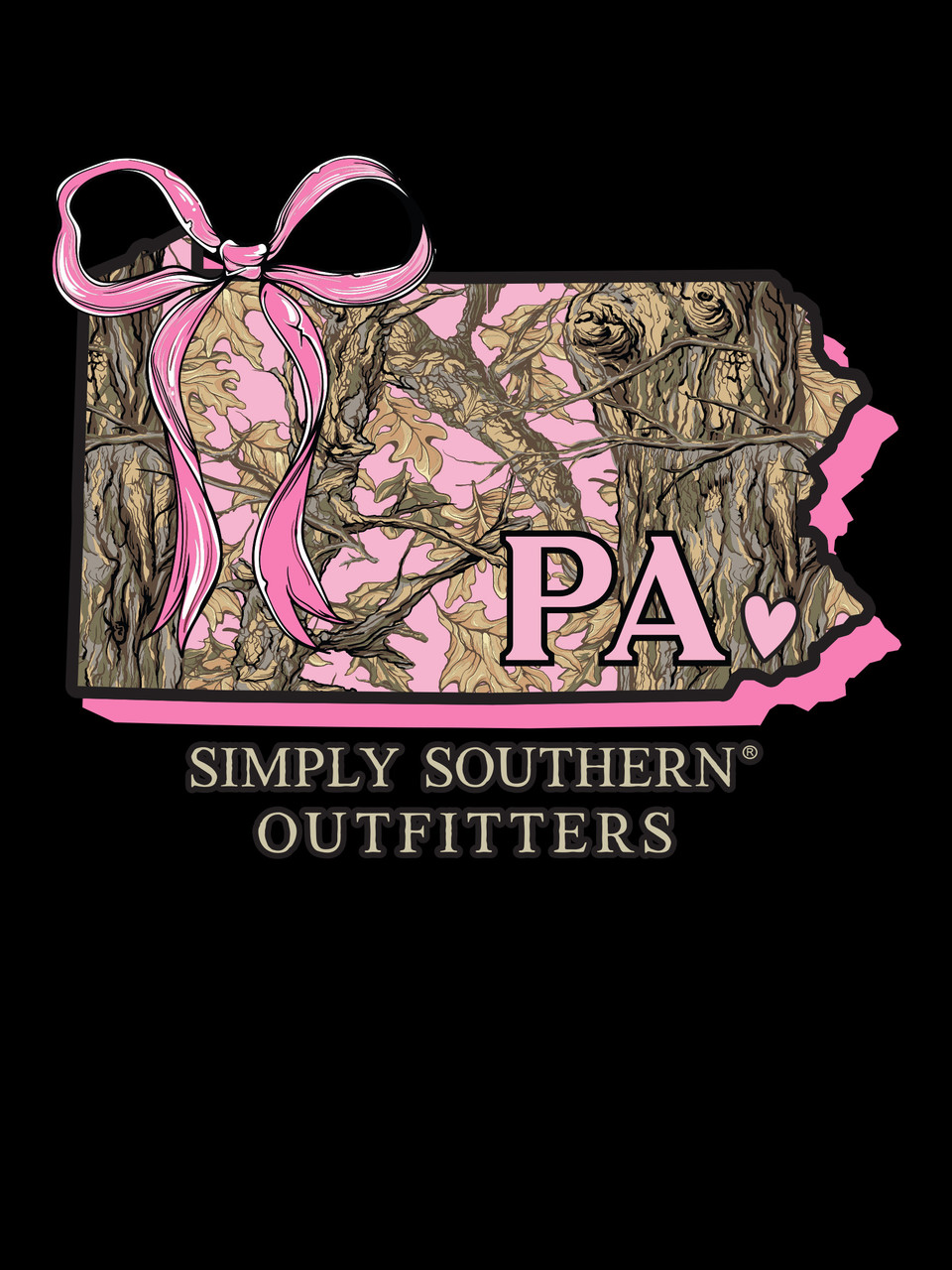 LS-STATE-PA-BLK - Simply Southern Outlet