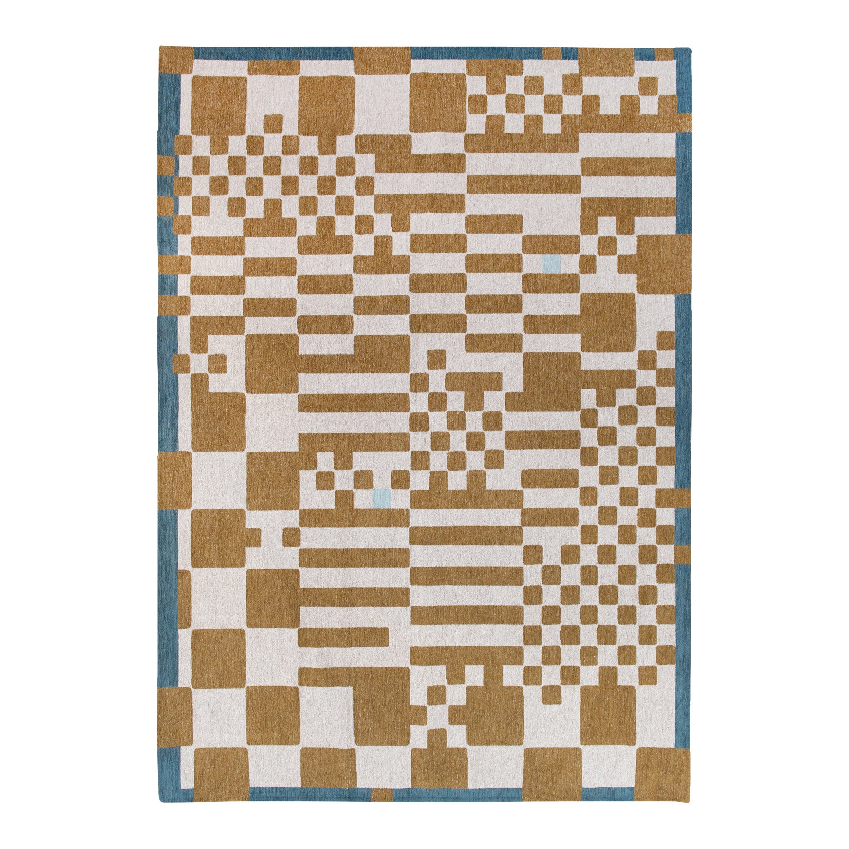 Louis de Poortere Craft Chess Vloerkleed 240 x 340 cm - Honey