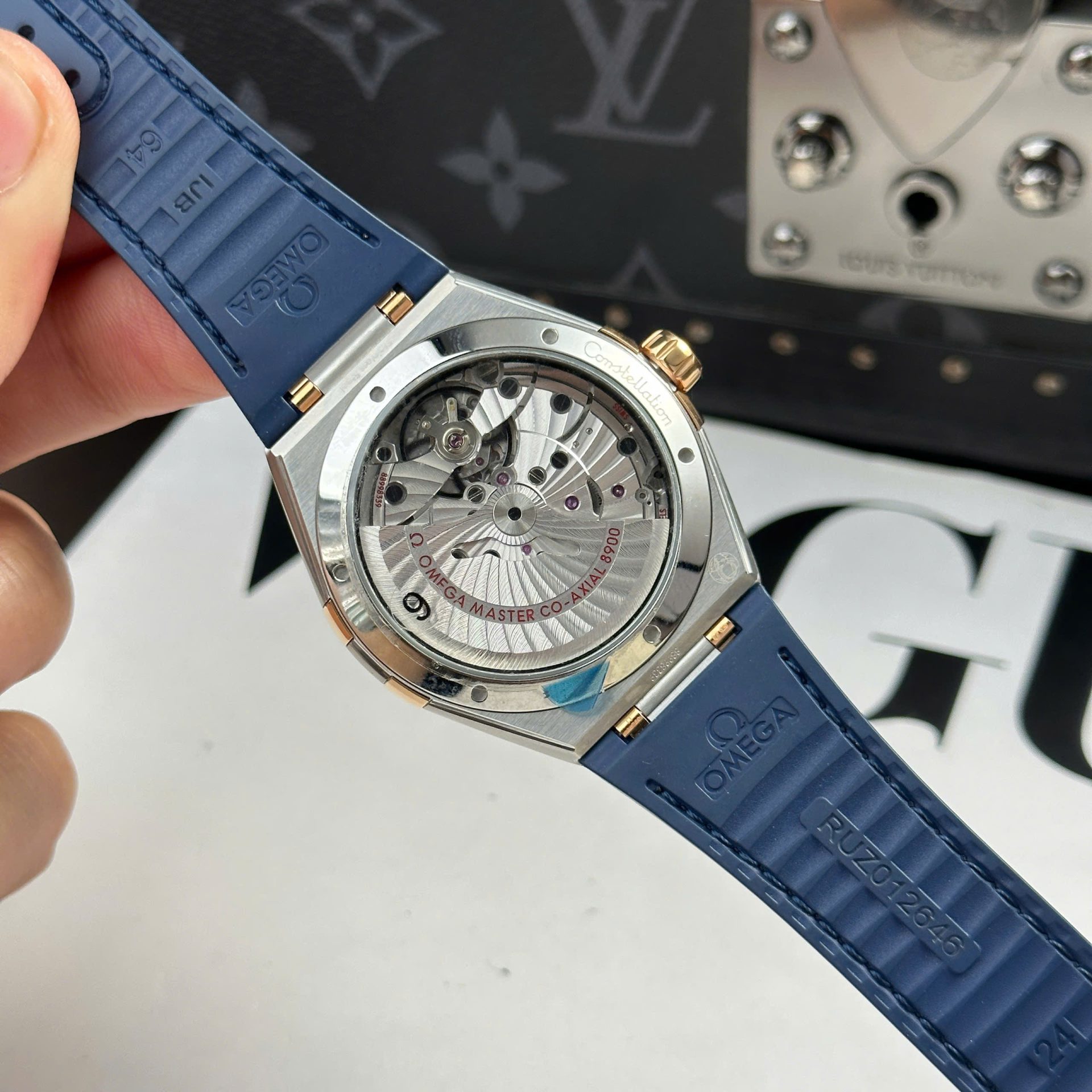 Omega Constellation Best Replica Watch Bezel Ceramic Blue VS Factory 41mm - Top club
