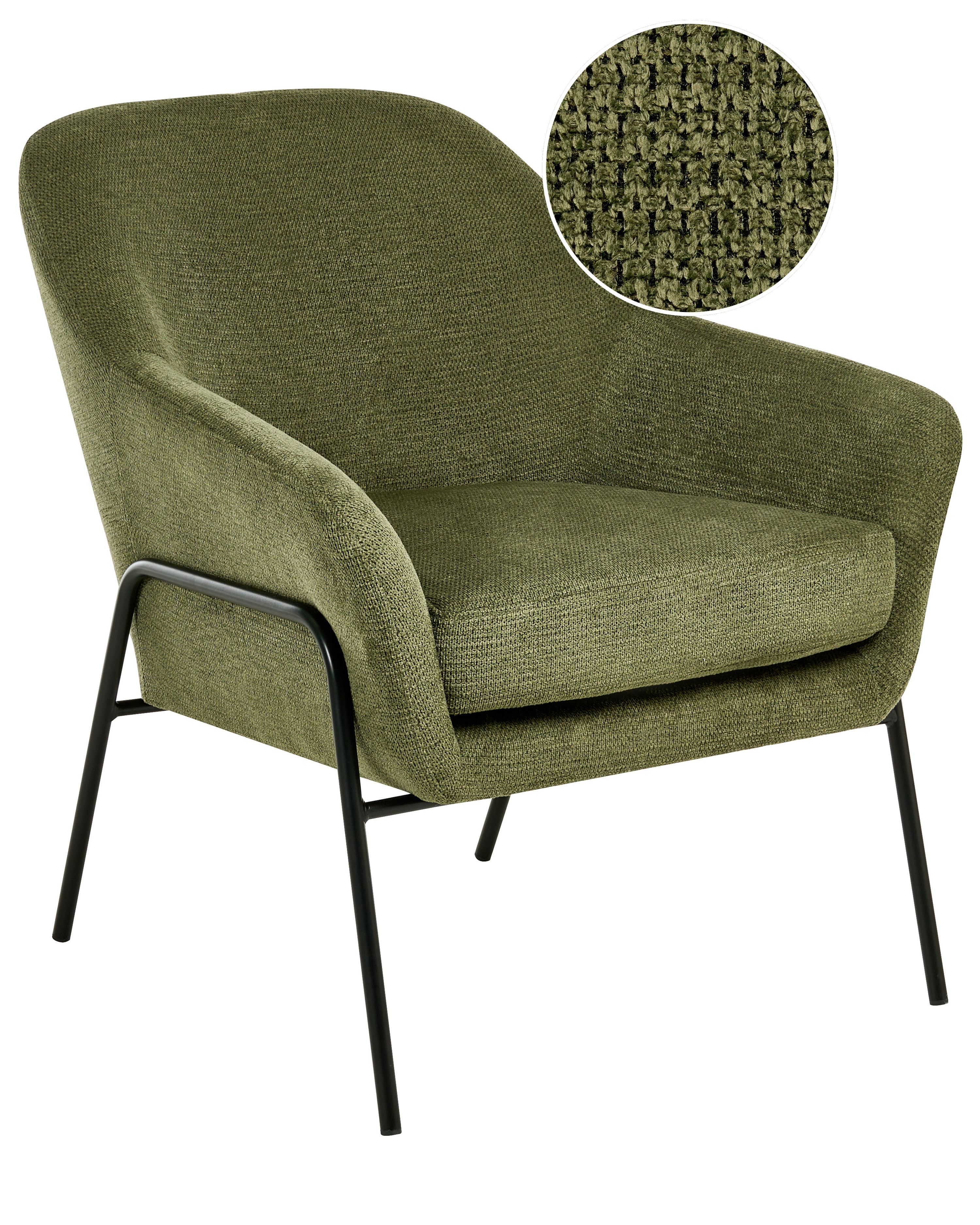 Armchair VEDDIGE Fabric Green