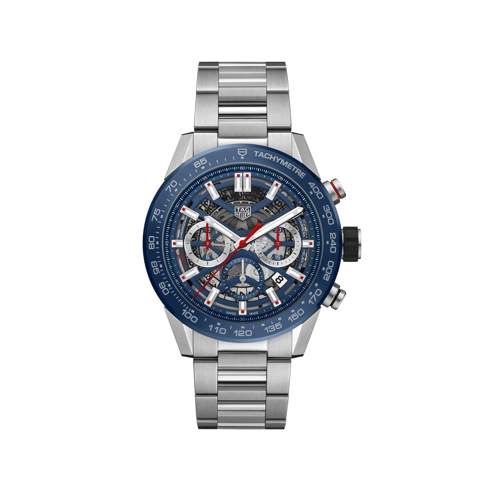 TAG Heuer Replica Watch Carrera Chronograph Automatic 45 mm Steel & Ceramic(1:1 replica) - Top club