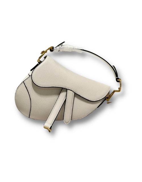 Dior Christian Dior Mini Saddle Bag With Strap White For Women 7.5in/19cm M0456CBAA_M0301:1High-quality replica