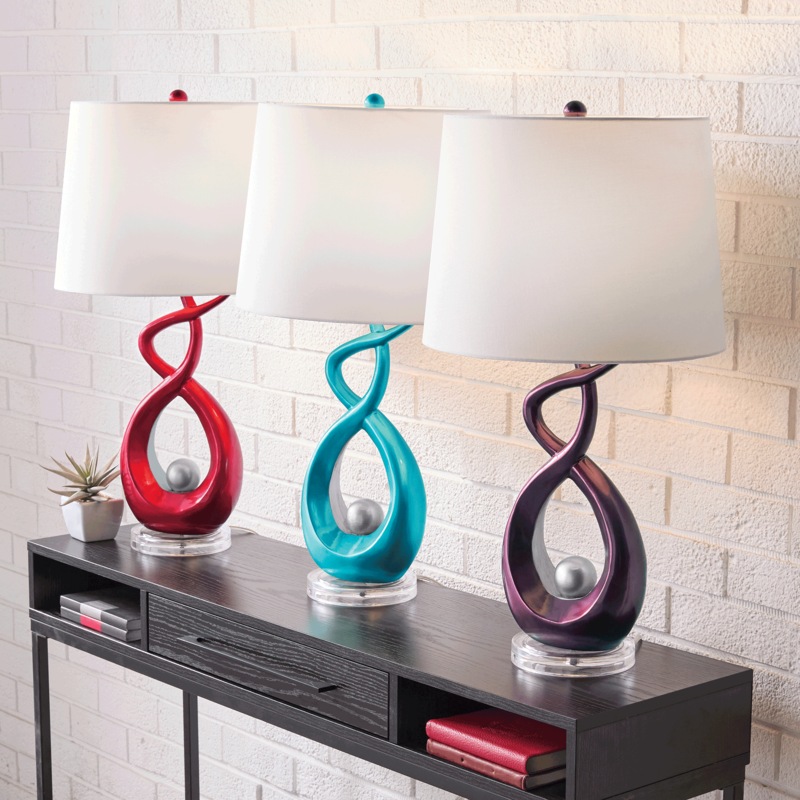 Sculptural Table Lamp - MIDNIGHT VELVET CATALOG