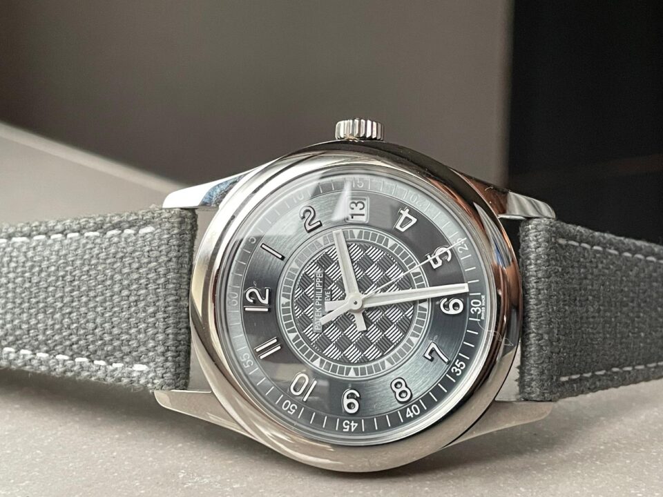 Replica PATEK PHILIPPE Calatrava 6007A-001 SS ZF 1:1 Best Edition Grey Dial on Grey Leather Strap A324CS - Top club