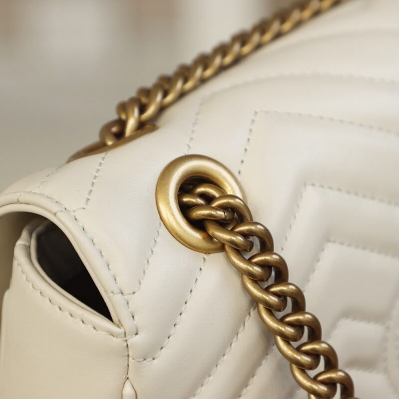 Replica Gucci GG Marmont Medium White1:1High-quality replica
