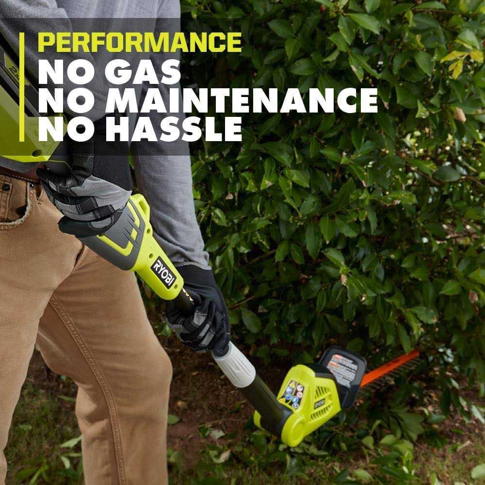 Ryobi 18 in. 40-Volt Lithium-Ion Cordless Pole Hedge Trimmer - RY40603BTL - Image 5 Ryobi 18 in. 40-Volt Lithium-Ion Cordless Pole Hedge Trimmer - RY40603BTL - Image 5