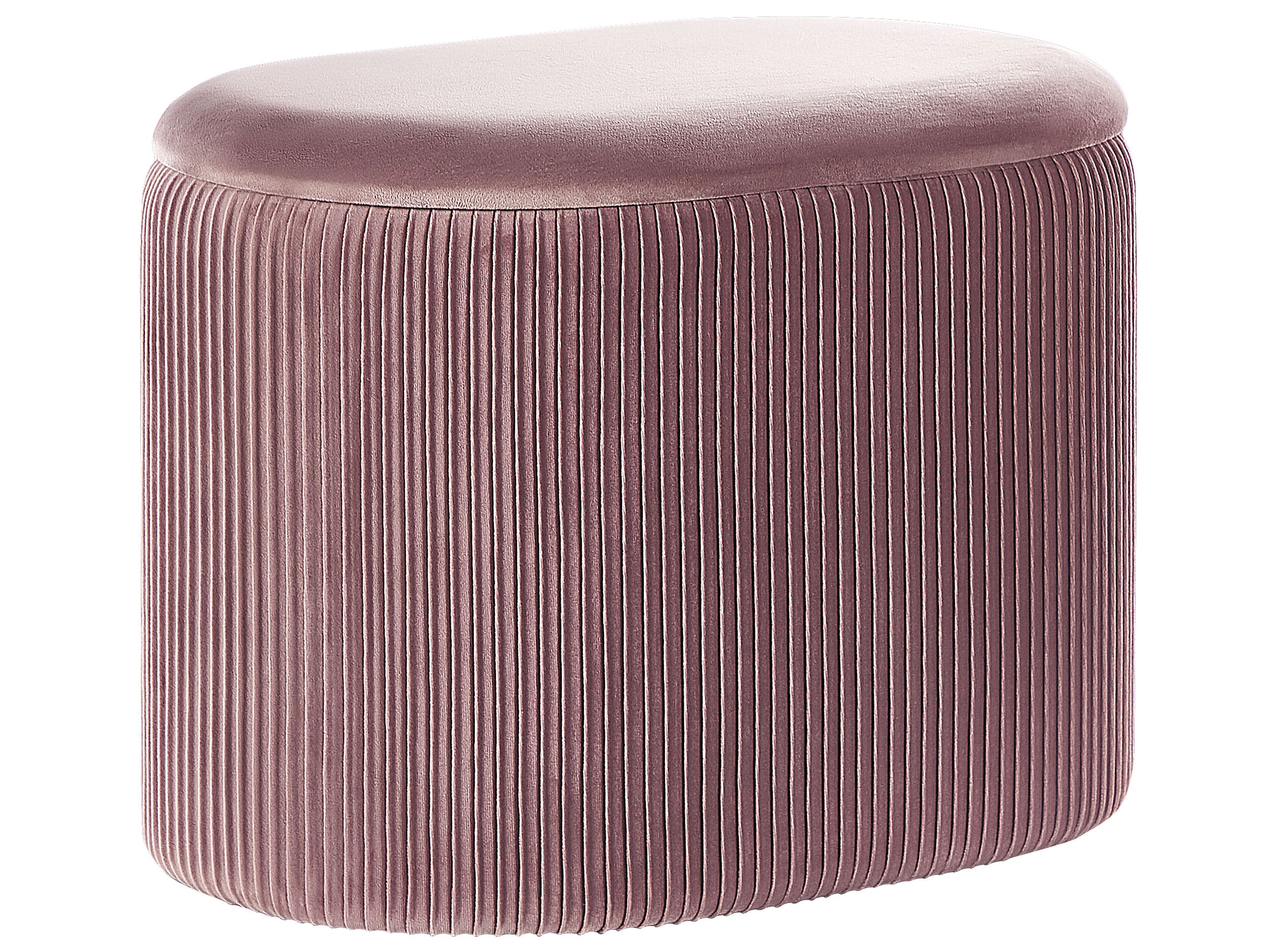 Storage Pouffe RICHLAND Velvet Pink