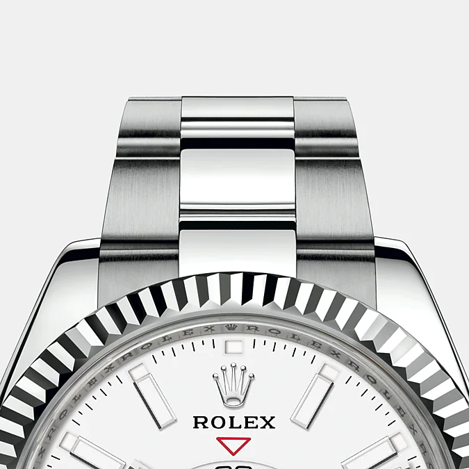 Rolex Sky-Dweller 42mm, Oystersteel and 18k White Gold, Ref# 326934-0001(1:1 replica) - Top club