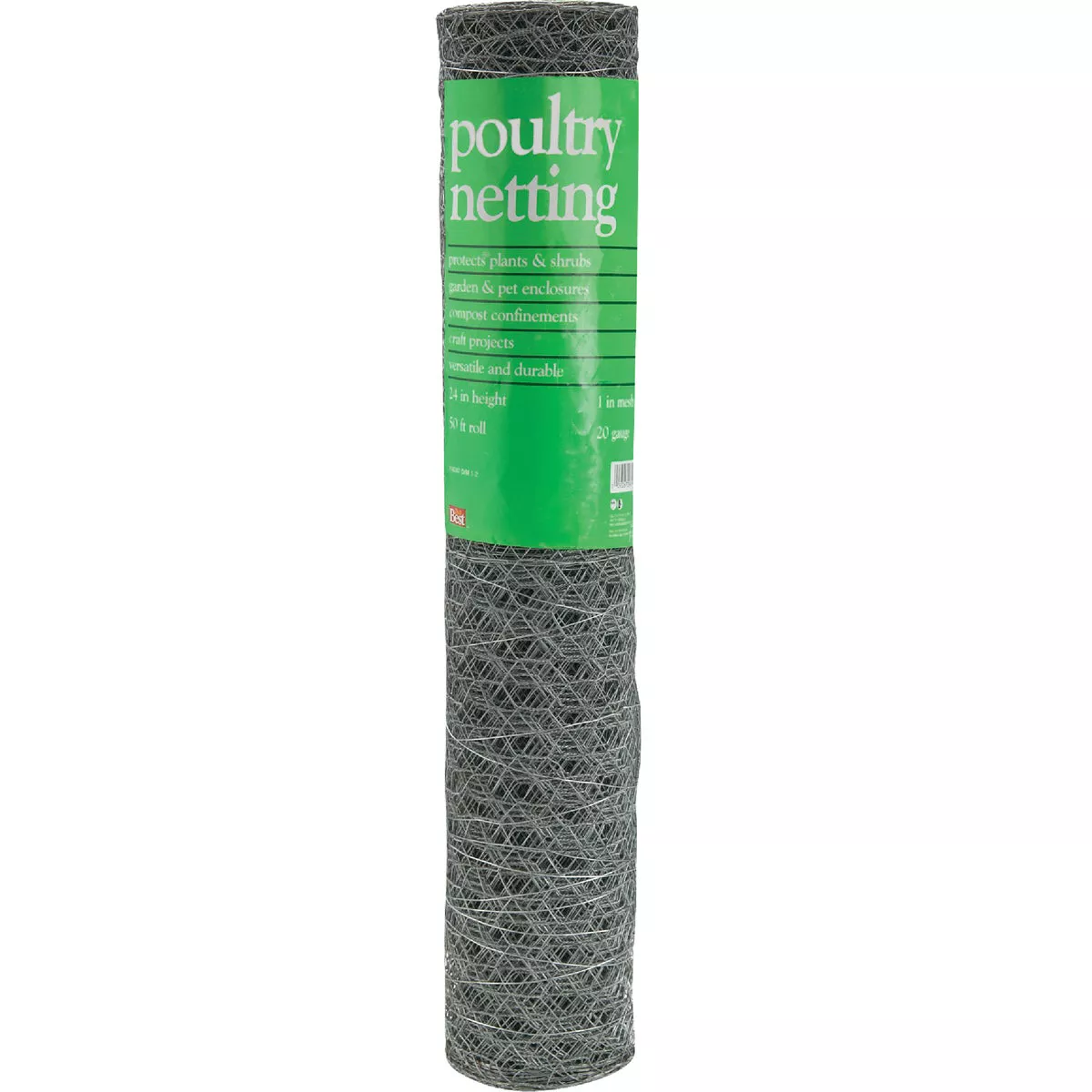 Do it 1 In. x 24 In. H. x 50 Ft. L. Hexagonal Wire Poultry Netting
