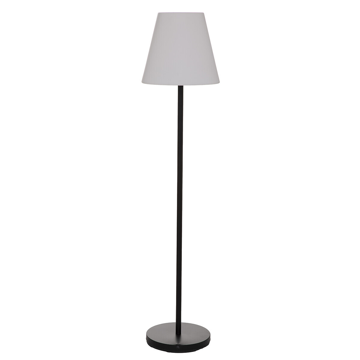 Outdoor floor lamp "Rony" White metal, H.150 cm