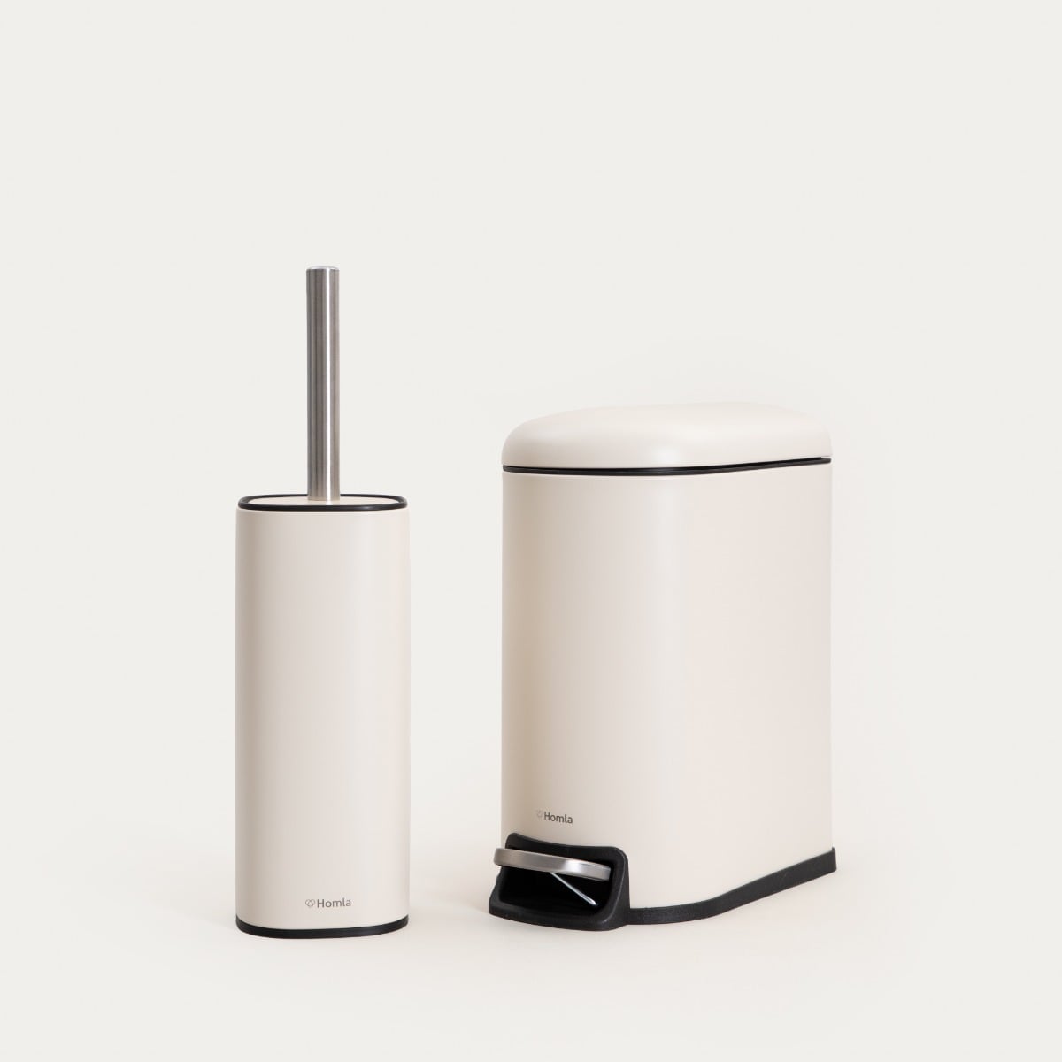 Szczotka do WC LINEA MAT beżowa 9,8x9,8x35,3 cm