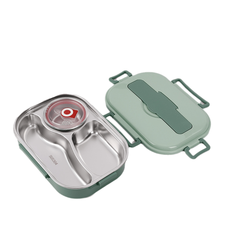 ThermoBox - Lunchbox met Soepkom en 4 Compartimenten