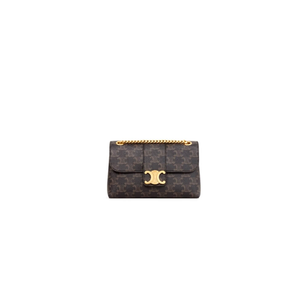 CELINE TEEN CELINE VICTOIRE BAG in Triomphe Canvas1:1High-quality replica