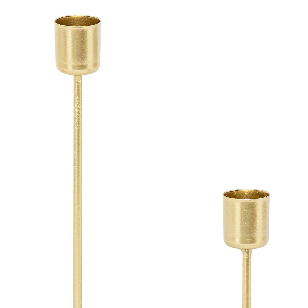 Candlestick "Margy" Gold-tone metal, H.23 cm