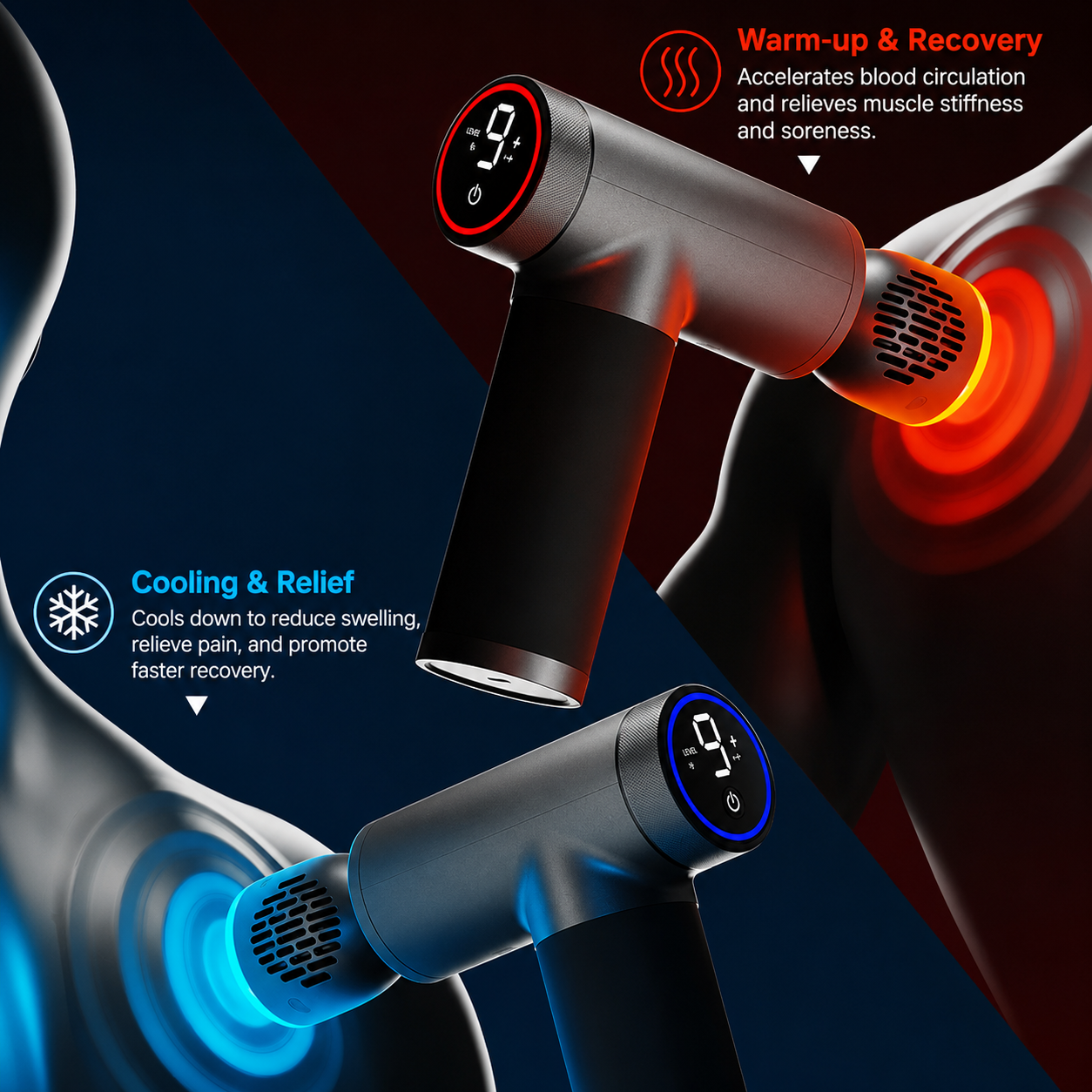 Fascia gun muscle relaxation massager
