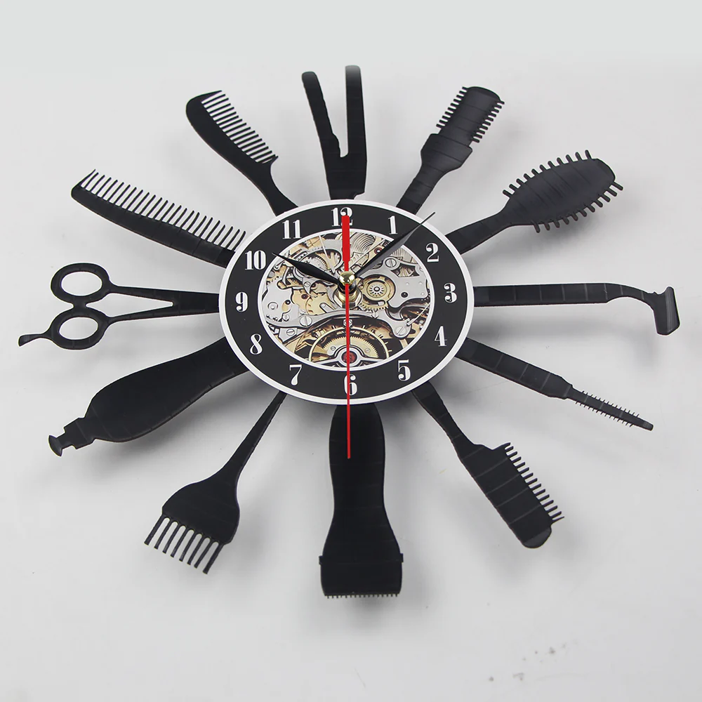 Hair Beauty Salon Wall Clock