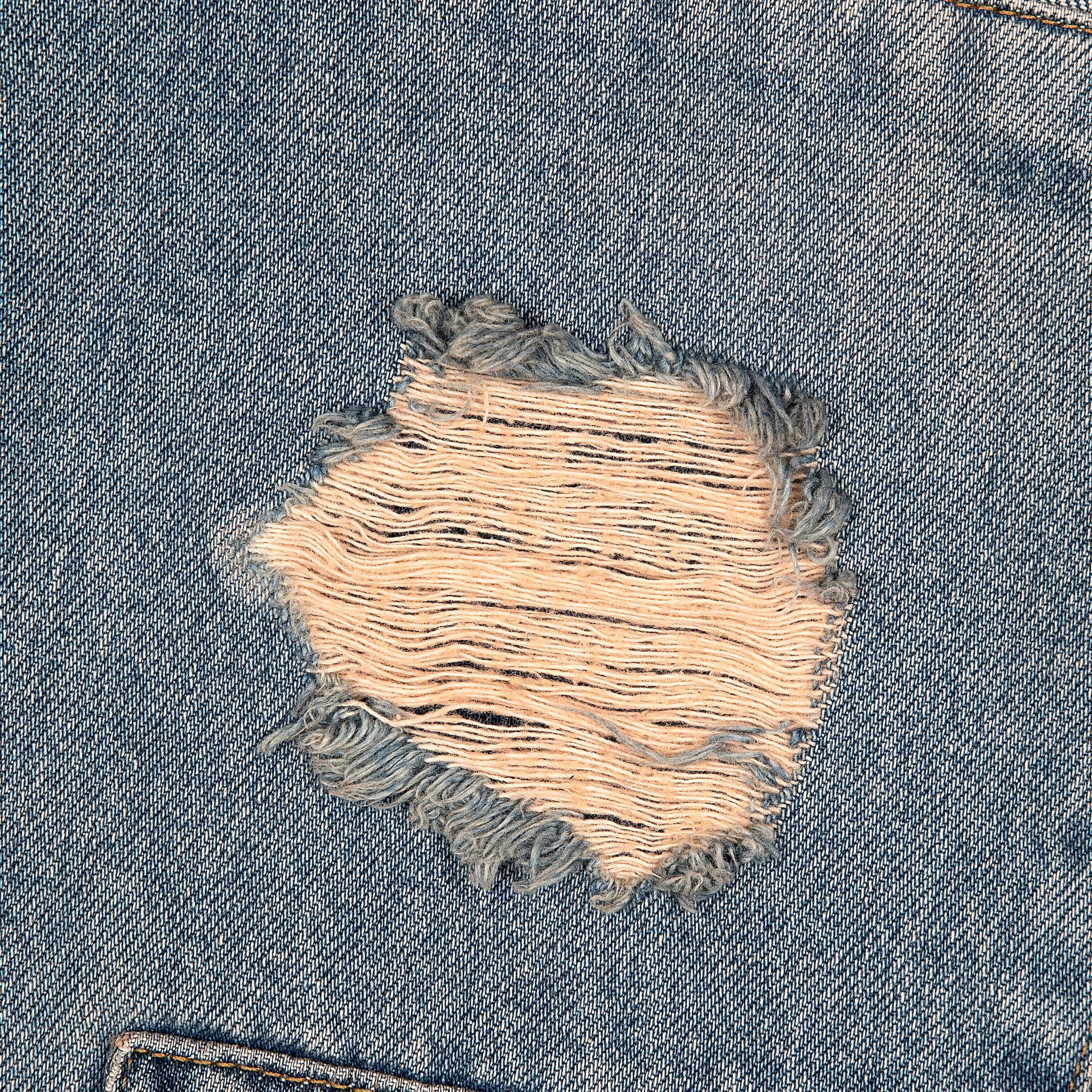 "blossom v2" patchwork Denim light blue