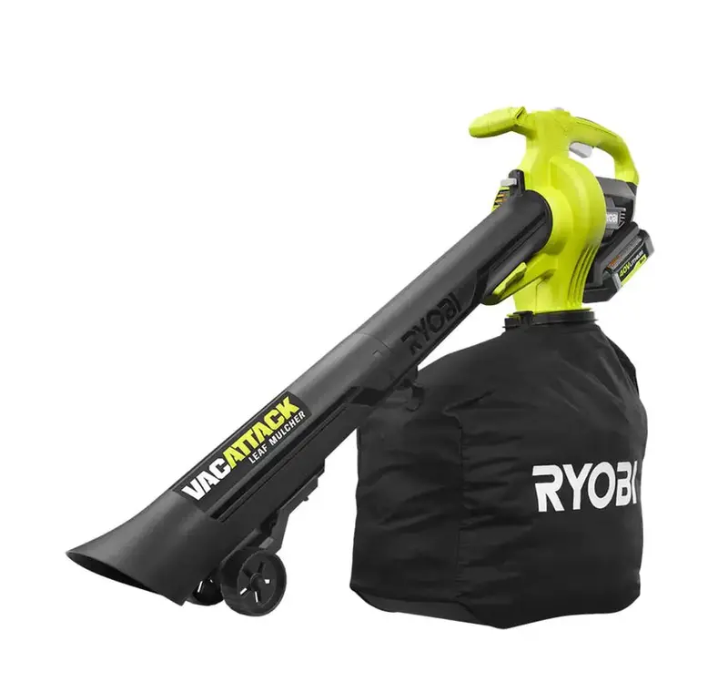 RYOBI Vac Attack 40V Cordless Leaf Vacuum & Mulcher With 2x 5.0Ah Batteries & Charger - RY40451-2B - Image 7 RYOBI Vac Attack 40V Cordless Leaf Vacuum & Mulcher With 2x 5.0Ah Batteries & Charger - RY40451-2B - Image 7