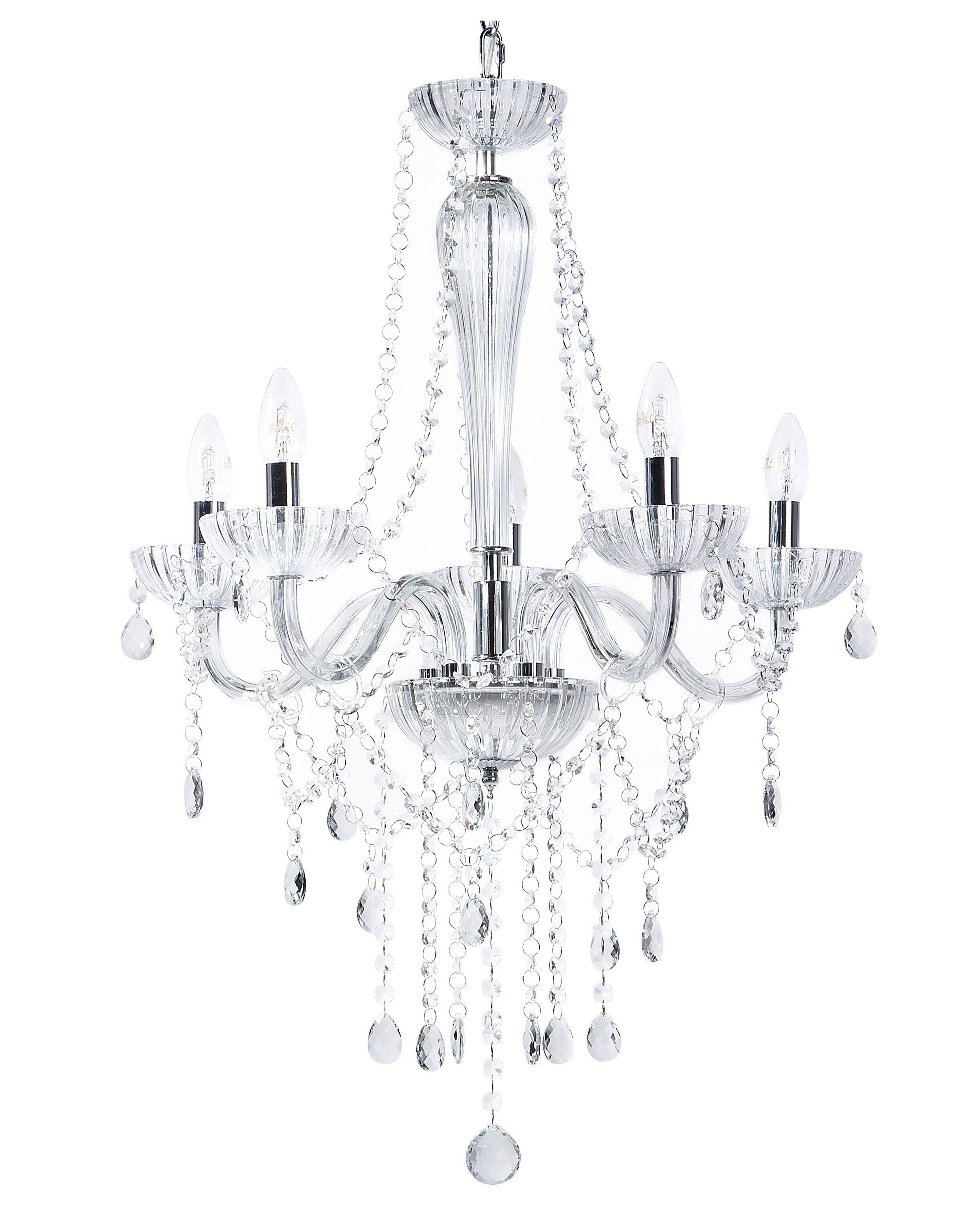 Chandelier LOCONE Crystal Silver