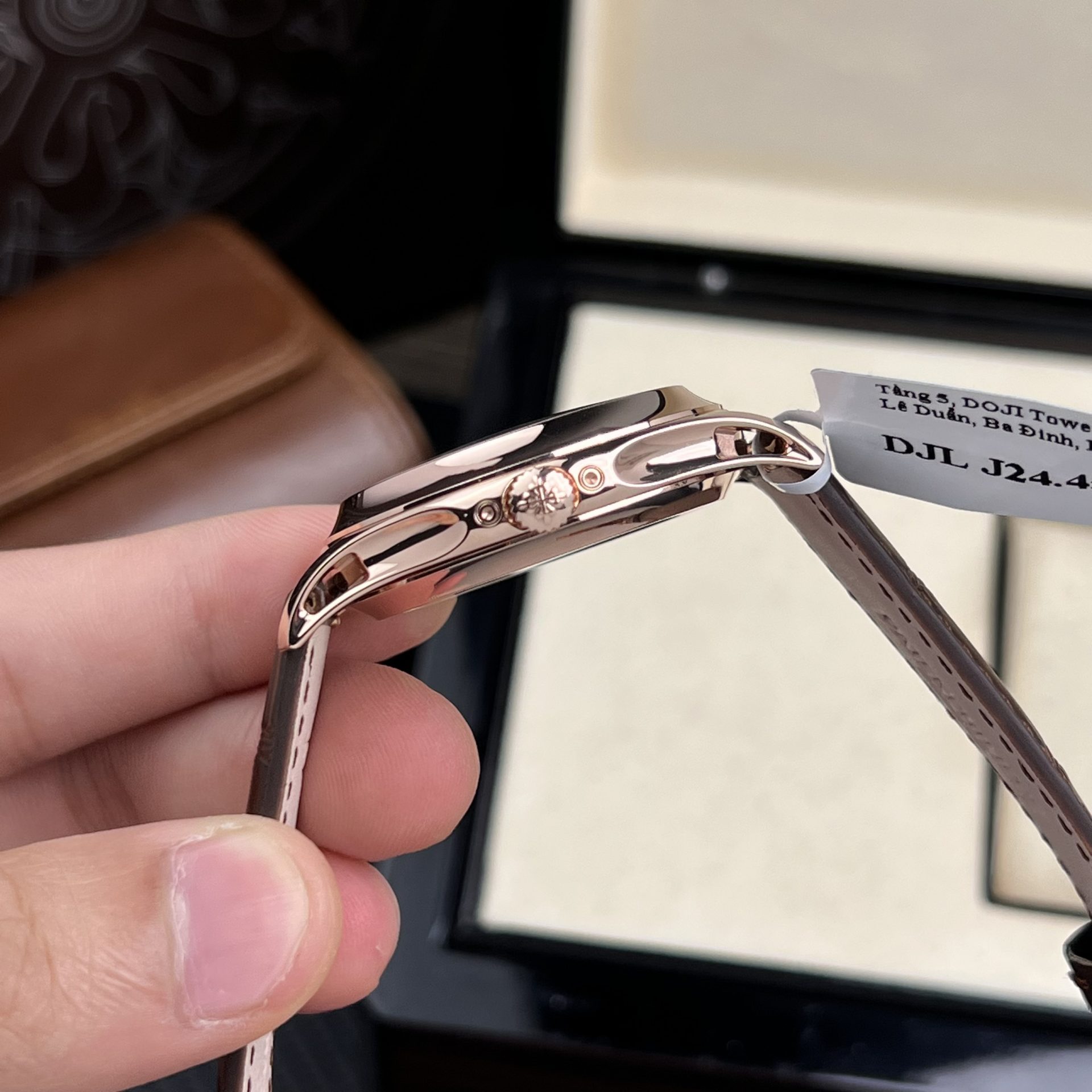 Patek Philippe Replica 1:1 Watch 5205R 18K Rose Gold Wrapped Men White Face 40mm - Top club