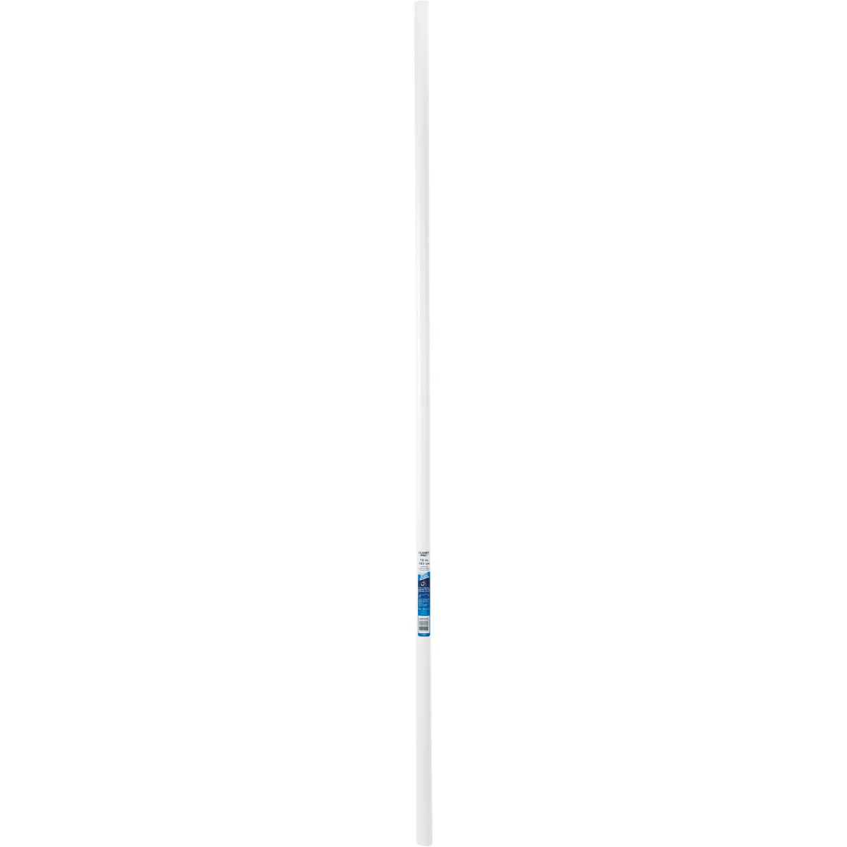 John Sterling Closet-Pro 6 Ft. x 1-1/4 In. Extra Heavy-Duty Cut-to-Length Closet Rod, White
