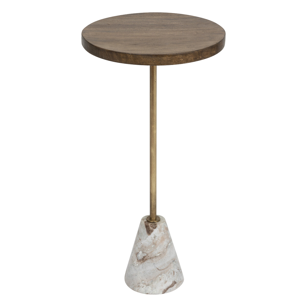 Side table "Neile" Mango wood, D.35 cm