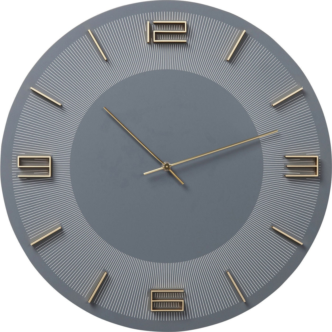 Wandklok Leonardo grijs Kare Design