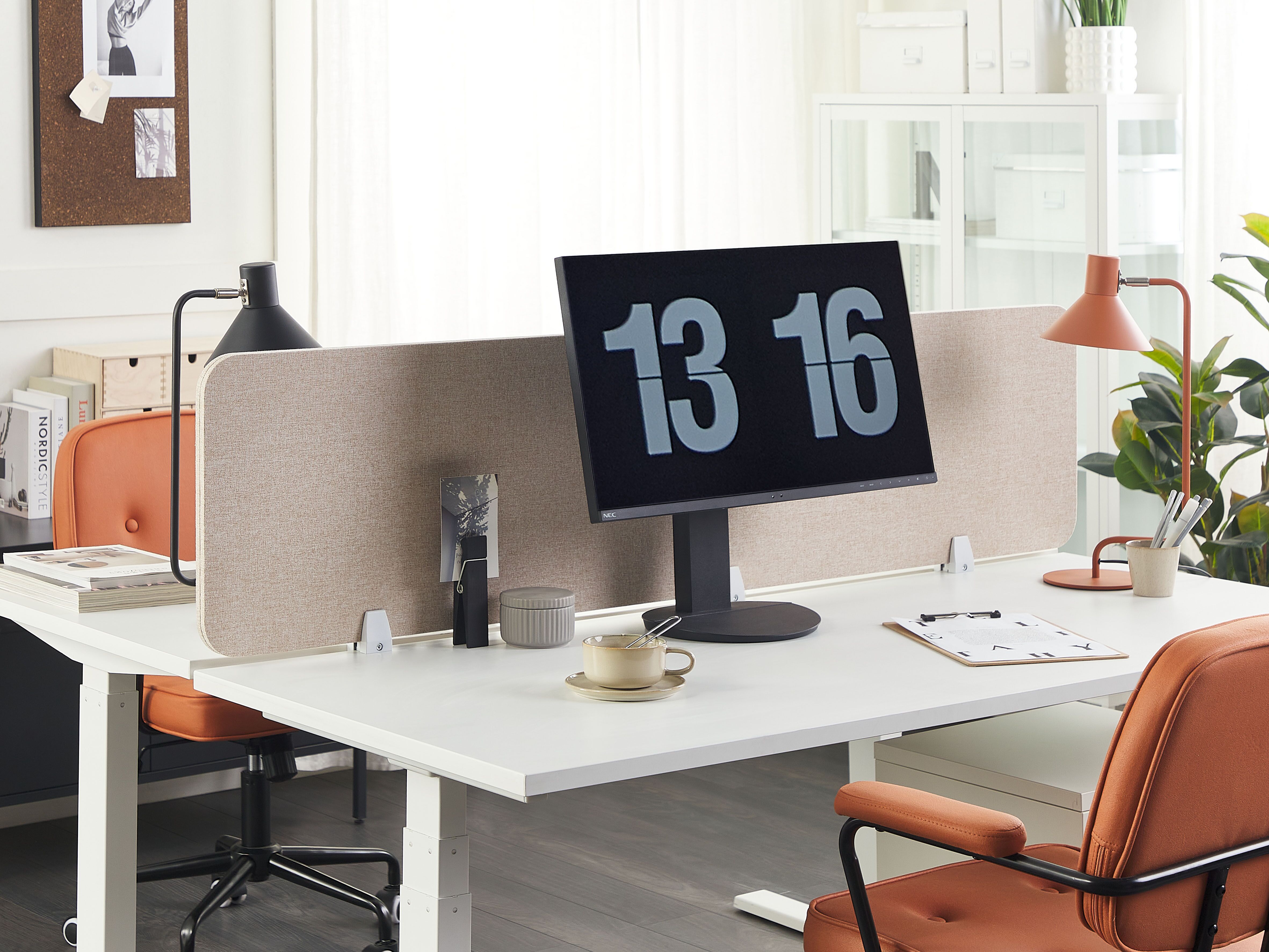 Desk Screen WALLY Beige