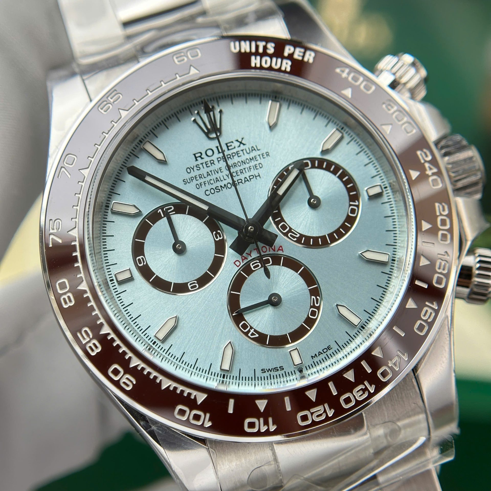 Rolex Cosmograph Daytona 126506 Best Replica Watch Dial Ice Blue Clean Factory 40mm - Elite Watch Atelier