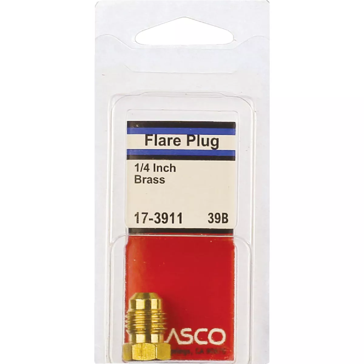 Lasco 1/4 In. Brass Flare Plug