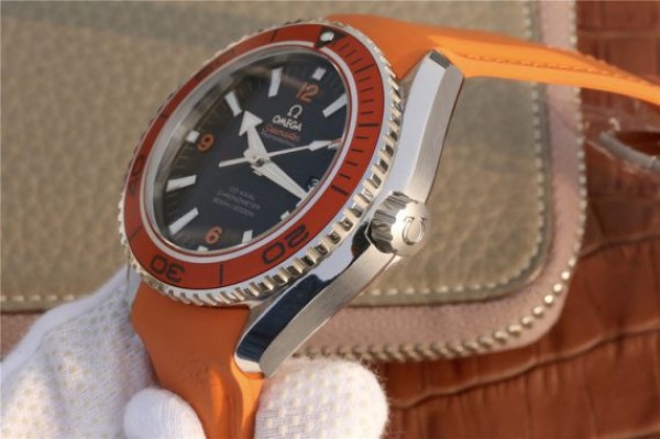Replica Omega Planet Ocean Professional Orange Bezel 45mm OMF Rubber Strap A8500 - Top club