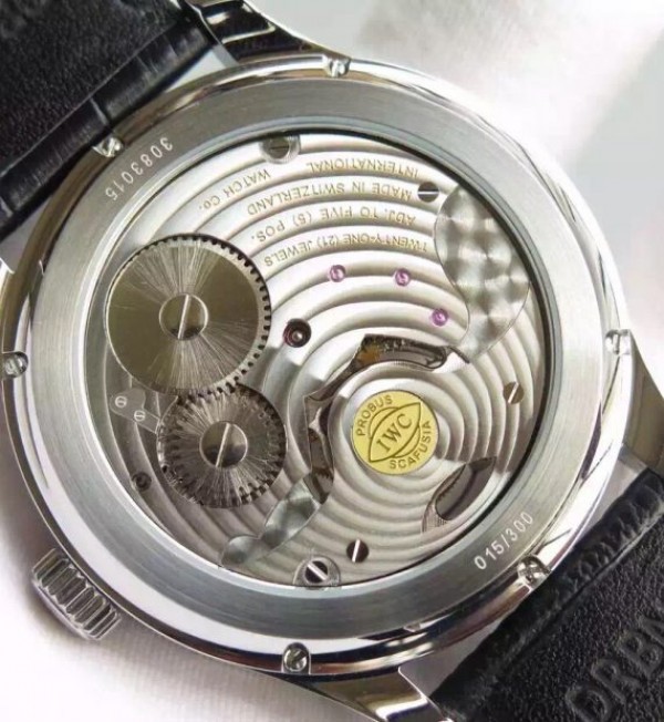 Replica IWC TF Portuguese Tourbillon Moonphase Leather Strap - Top club