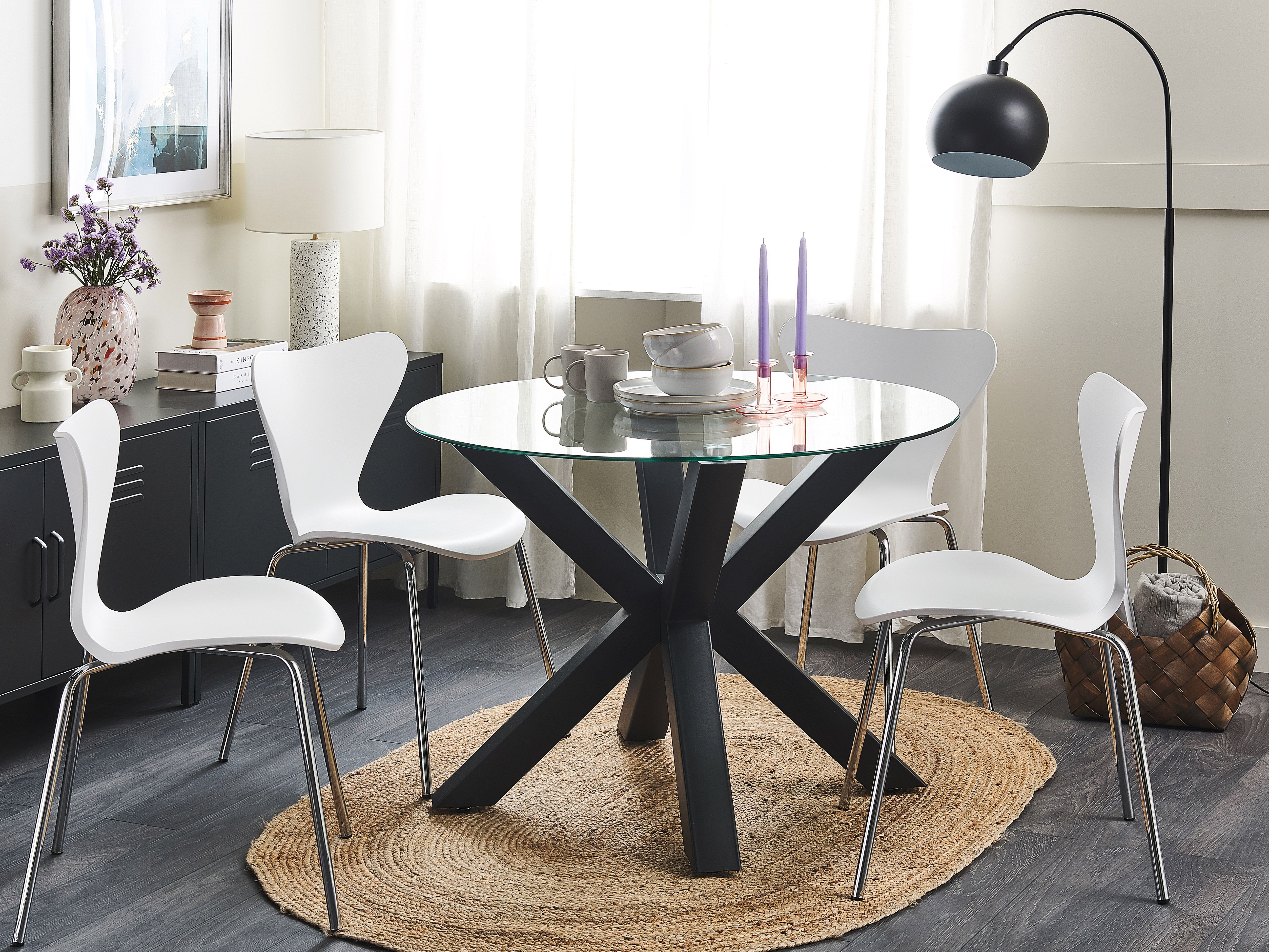 Dining Table OTIUM Black 100 cm 100 cm
